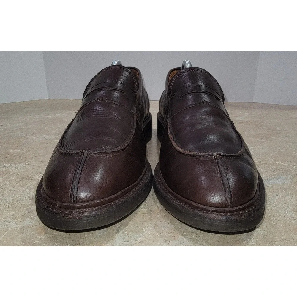 Allen Edmonds Denali Brown Leather Penny Loafers Dress Shoes Men's Size 9.5 D